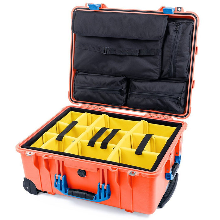 Yellow Padded Dividers / Computer Lid Pouch