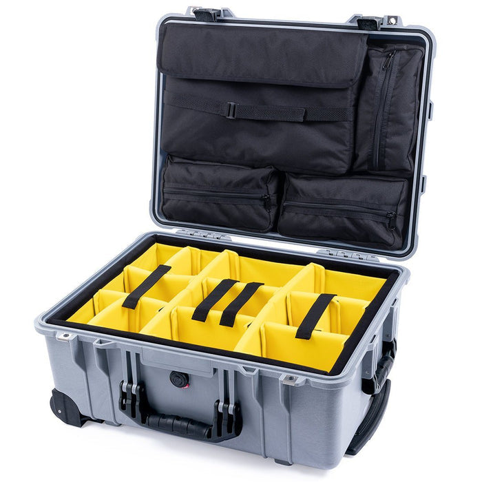 Yellow Padded Dividers / Computer Lid Pouch