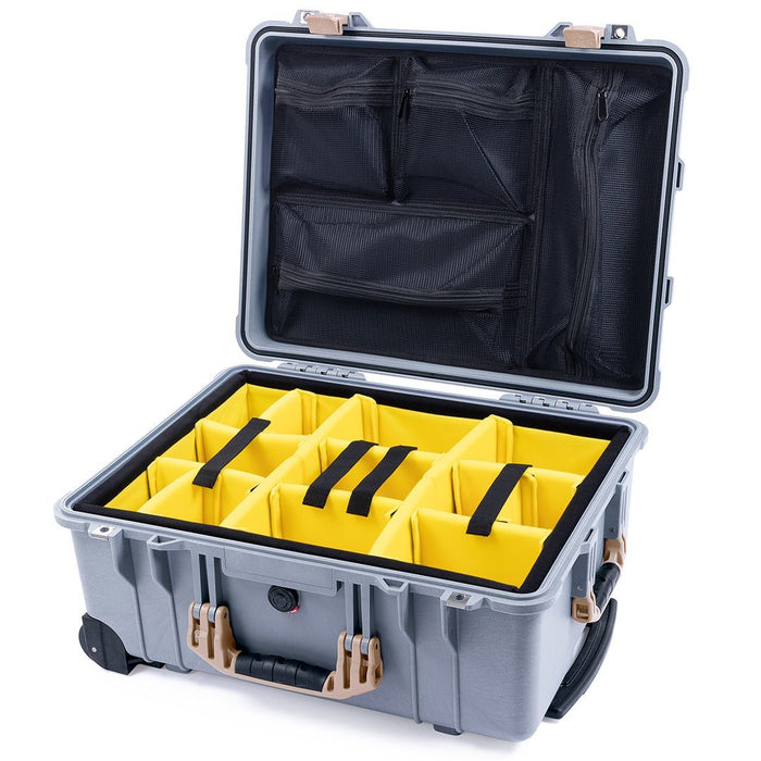 Yellow Padded Dividers / Mesh Lid Organizer