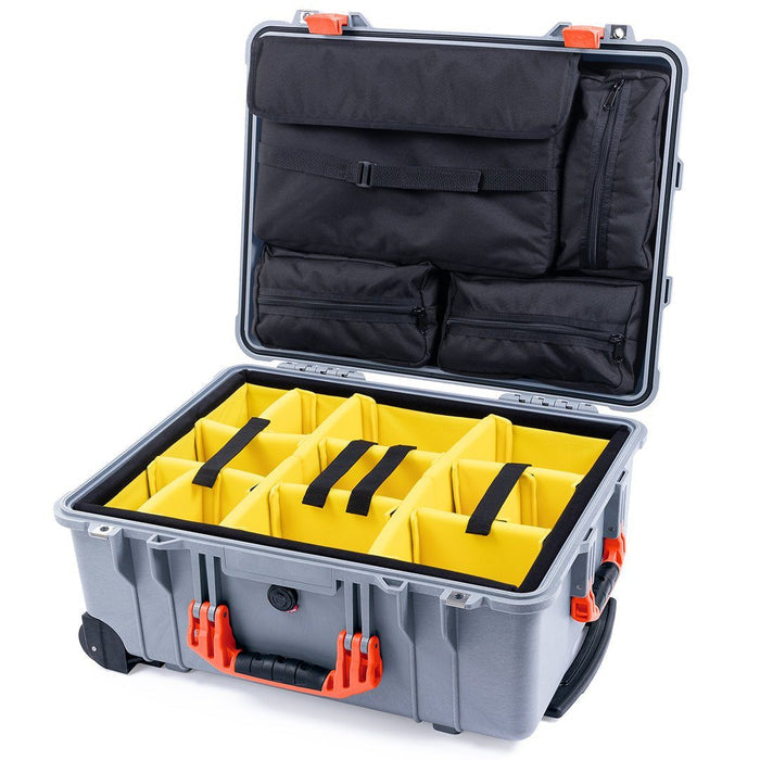 Yellow Padded Dividers / Computer Lid Pouch
