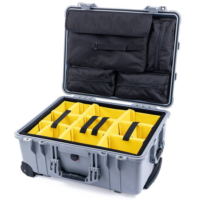 Yellow Padded Dividers / Computer Lid Pouch