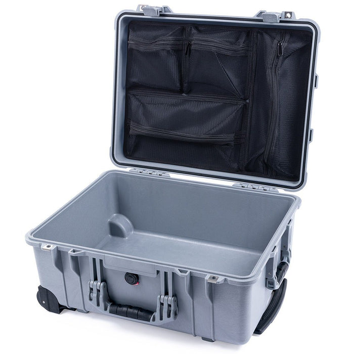 Pelican 1560 Case, Silver Mesh Lid Organizer Only ColorCase 015600-0100-180-180