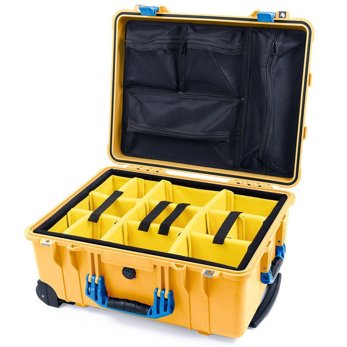 Yellow Padded Dividers / Mesh Lid Organizer
