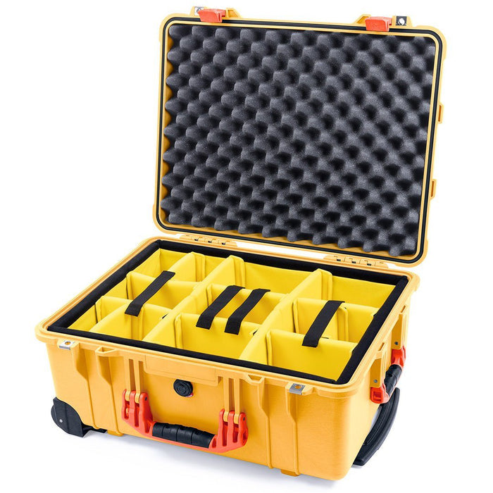 Yellow Padded Dividers / Lid Foam