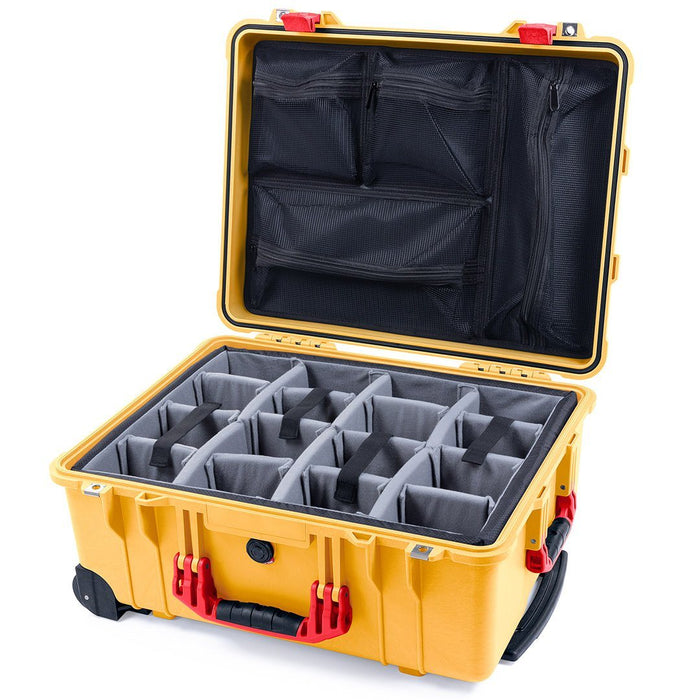 Padded Microfiber Dividers / Mesh Lid Organizer