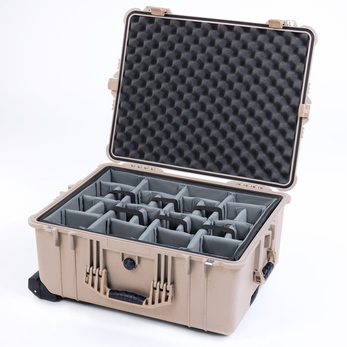 Padded Microfiber Dividers / Convoluted Lid Foam