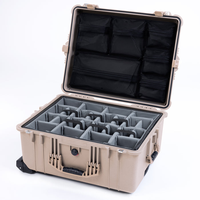 Padded Microfiber Dividers / Mesh Lid Organizer