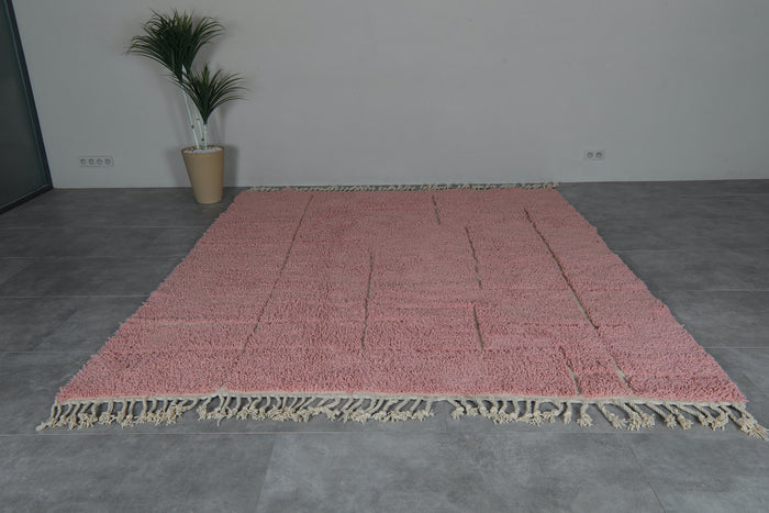 Pink Moroccan rug - Contemporary rug - Custom Wool rug - custom moroccan rugs