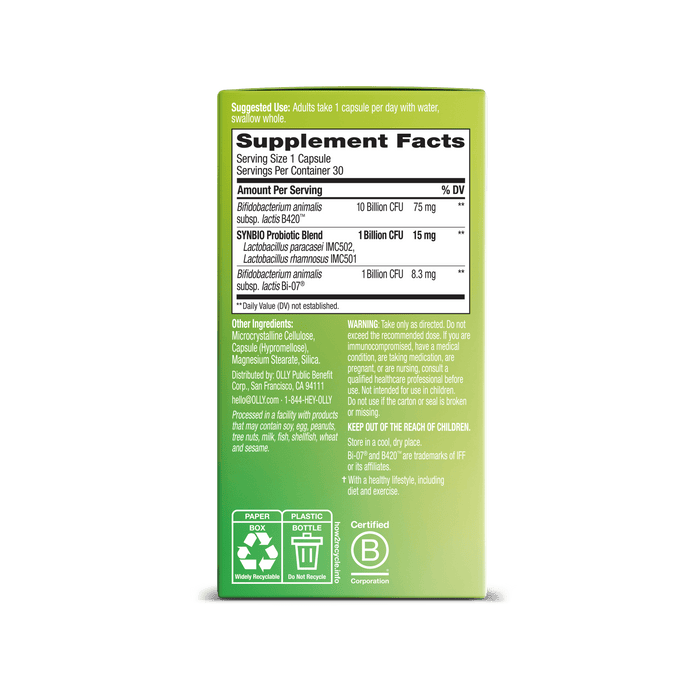 840160204210 detail Precise_Probiotic_-_Metabolism Gut Health Capsules product carousel image