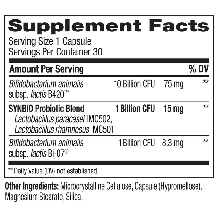 840160204210 sup-facts Precise_Probiotic_-_Metabolism Gut Health Capsules product carousel image