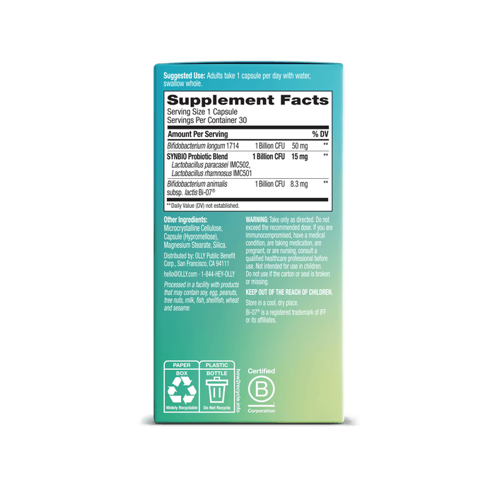840160204197 detail Precise_Probiotic_-_Stress Gut Health Capsules product carousel image