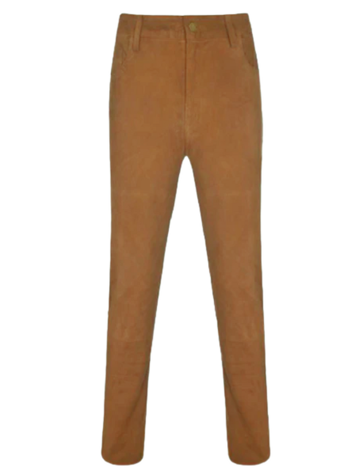 Premium Solid Suede Jean Style Pants