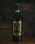 A bottle of Primitivo Di Manduria Borgo Del Mandorlo.