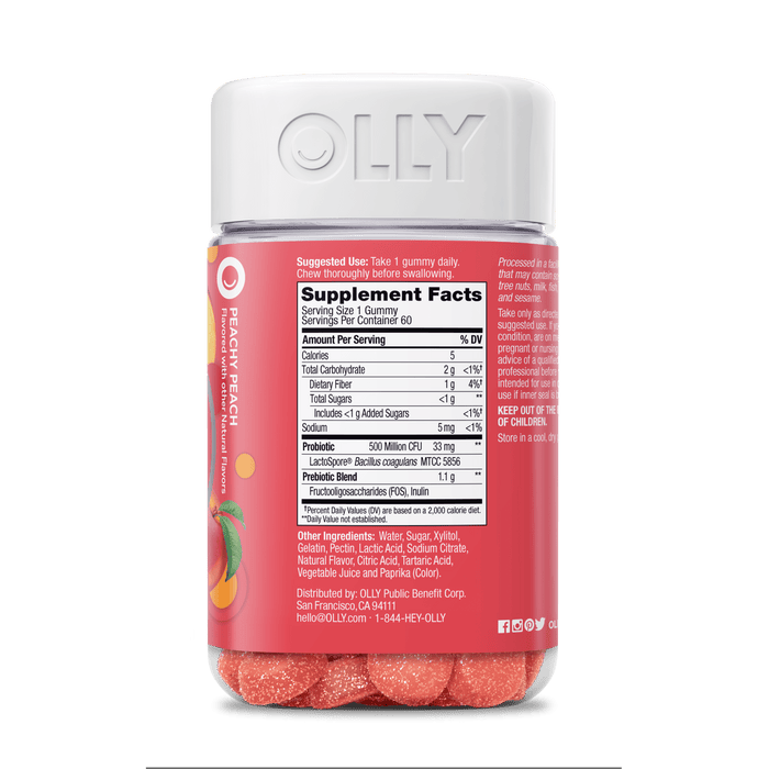 840160202599 detail Probiotic + Prebiotic Gut Health Gummy product carousel image