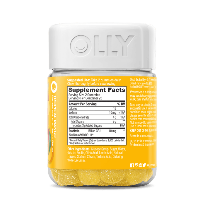 858158005138 detail Probiotic Mango Gut Health Gummy product carousel image