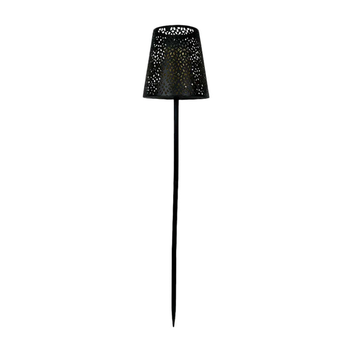 Punch Metal Solar Stake Lights - Set of 2