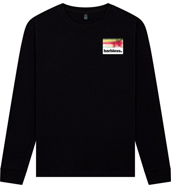 Rainbow Trout Flank - Long Sleeve T-Shirt (Espresso)