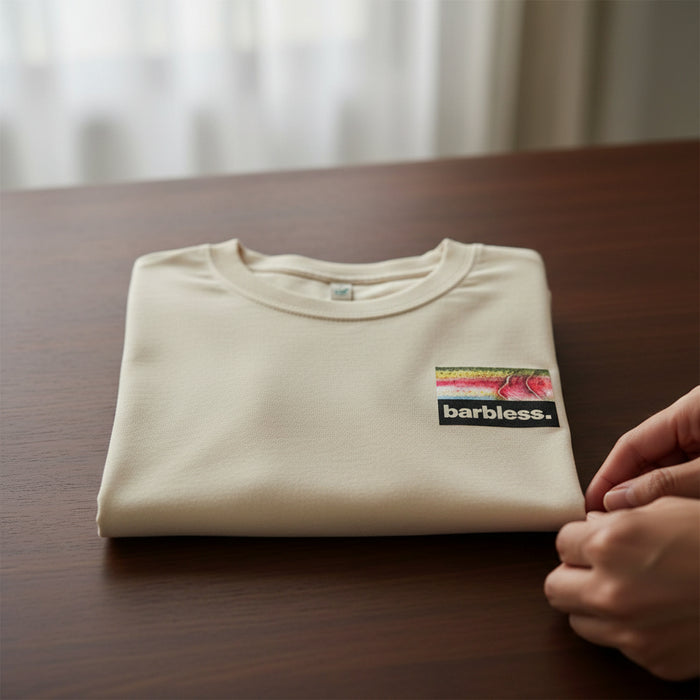 Rainbow Trout Flank - Short Sleeve T-Shirt (Latte)