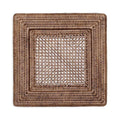 Rattan Square Charger Plate - Roger's Gardens