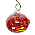 Red Glass Hummingbird Feeder - 4.5" Tall