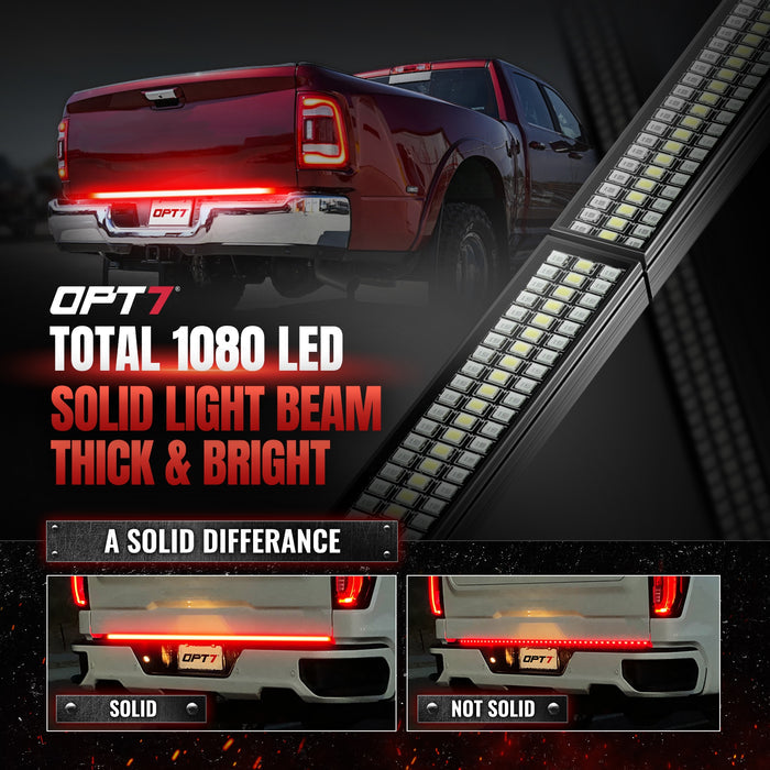 Redline Parlux Triple Row Tailgate Light Bar with Reverse & Sequential Turn Signals