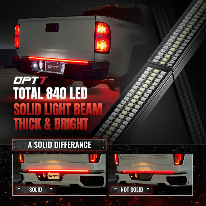 Redline Parlux Triple Row Tailgate Light Bar with Reverse & Sequential Turn Signals