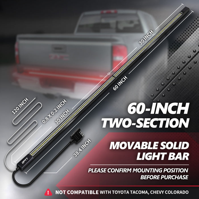 Redline Parlux Triple Row Tailgate Light Bar with Reverse & Sequential Turn Signals