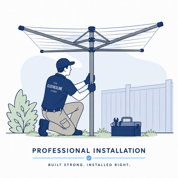 Rotary Clothesline Installation Service