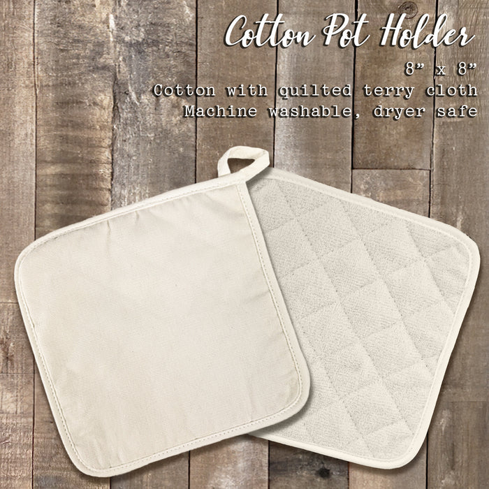 Season's Readings - Winter Cotton Pot Holder
