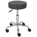 Sgabello con sedile imbottito TILA base in acciaio elevabile a gas - k521 Grigio
