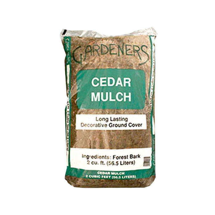 Shredded Cedar Mulch - 2 CuFt - Roger's Gardens