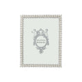 Silver Crystal & Pearl Frame - 4" X 6"