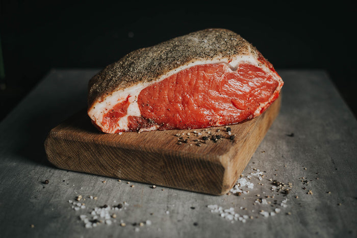 Sirloin Roast Beef with Salt & Pepper Crust