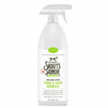 Skout's Honor Professional Strength pet stain and odor remover spray bottle on a white background.