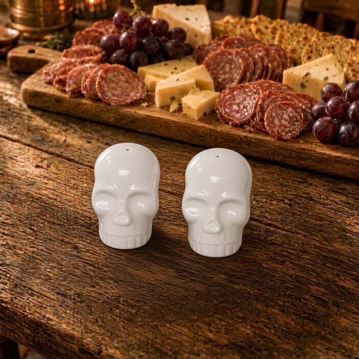 Skulls Salt & Pepper Shakers - 4" Tall