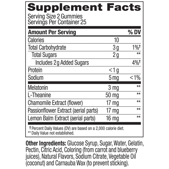 858158005121 sup-facts Sleep - Blackberry Zen Sleep Gummy product carousel image