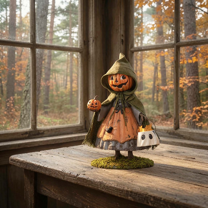 Smiling Susie Pumpkin - 10.25" Tall