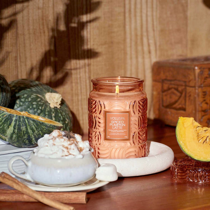 Spiced Pumpkin Latte Candle Jar - 180z