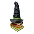 Spooky Witch Hat on Books - 14" Tall from the 2026 Moonlight Masquerade Halloween collection at Roger's Gardens