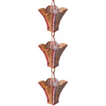Square Cups Rain Chain - 96" Long
