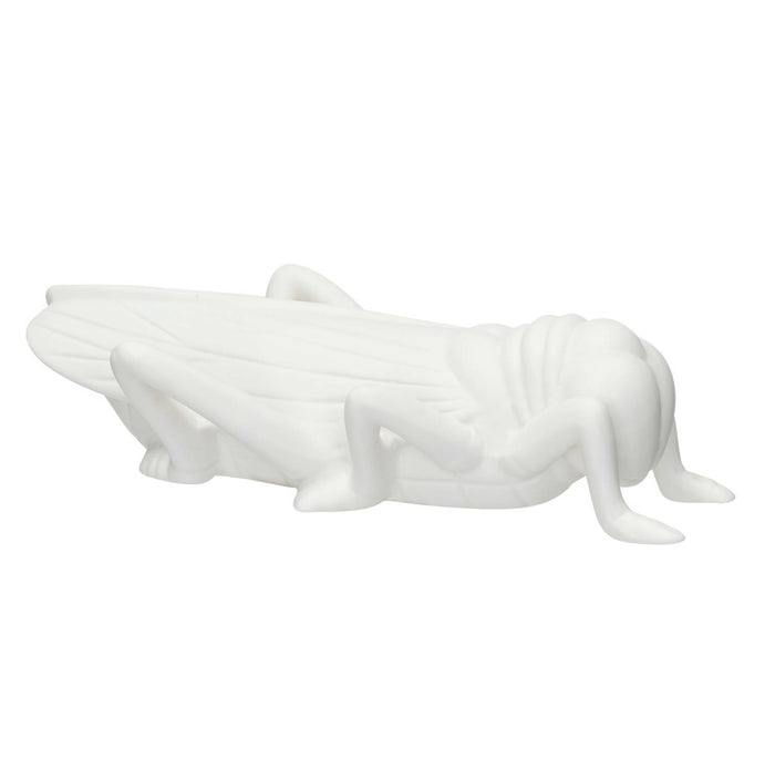 Stoneware Bisque Grasshopper - 7" Long