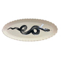 Stoneware Snake Platter - 12" Long