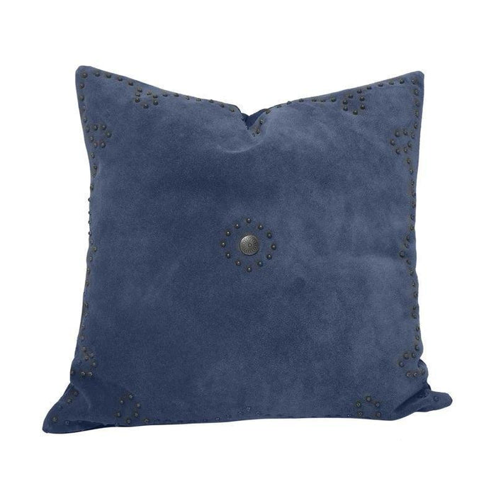 Studded Western Leather Pillows