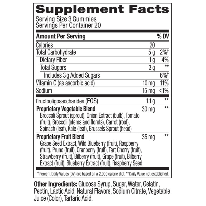 840160203541 sup-facts Superfoods Gut Health Gummy product carousel image
