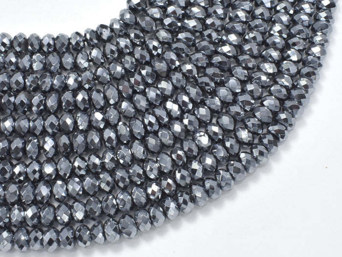 Terahertz Beads, 3.5x5.8mm Faceted Rondelle-BeadBasic