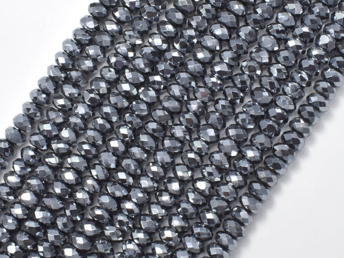 Terahertz Beads, 3.5x5.8mm Faceted Rondelle-BeadBasic