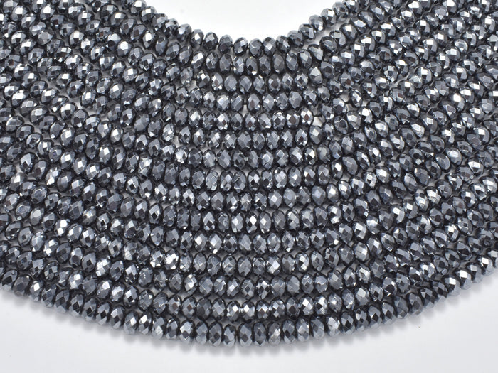 Terahertz Beads, 3.5x5.8mm Faceted Rondelle-BeadBasic