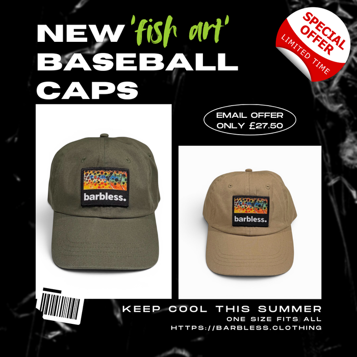 The Barbless 'Fish Art' Baseball Cap