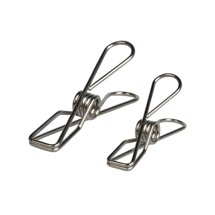 Enviro pegs twin pack model featuring 40 regular and 10 large high-quality 316 marine grade stainless steel pegs.
