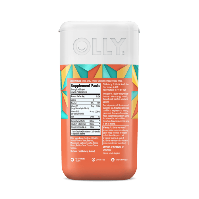 840160201110 detail UltraStrengthBrain Cognitive Softgels product carousel image